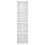 Wall-mounted TV Cabinet White 37x37x142.5 cm Engineered Wood 805489