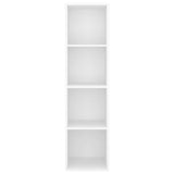 Wall-mounted TV Cabinet White 37x37x142.5 cm Engineered Wood 805489