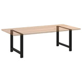 Dining Table Legs Black 2 pcs 100x cm Steel 4013320