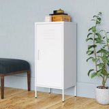 Storage Cabinet White 42.5x35x101.5 cm Steel 336197