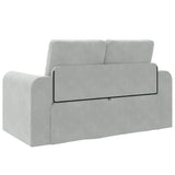 Sofa Bed Light Grey 148 x 71 x 83 cm Velvet 4106684