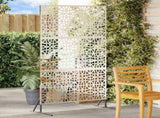 Privacy Screen Grey 100 x 50 x 180 cm Steel 868574