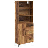 Highboard Old Wood 69.5 x 34 x 180 cm Engineered Wood 3415715