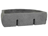 Wall-mounted Basin Grey 45 x 35 x 15 cm River Stone 4103952