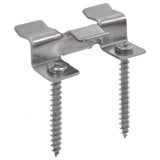 100 pcs Decking Clips with 200 Screws Stainless Steel 45063