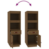 Highboard Honey Brown 34x40x108,5 cm Solid Wood Pine 820155
