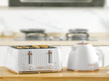 1.7L 3000W Fast Boil Kettle & 4 Slice Toaster Set, Kettle and Toaster Set with 7 Browning Controls, T3398P344227