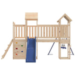 ZNTS Outdoor Playset Solid Wood Pine 3155897