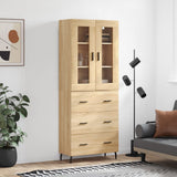 Highboard Sonoma Oak 69,5x34x180 cm Engineered Wood 3198420