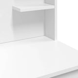 Dressing Table with LED Lights White 96x40x142 cm 837892