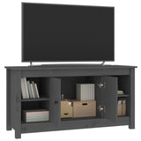 TV Cabinet Grey 103x36,5x52 cm Solid Wood Pine 814576