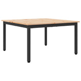 Coffee Table Natural 80 x 80 x 45 cm Solid Pine Wood 892767