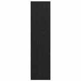 Wardrobe with Drawer Black Oak 80 x 50 x 200 cm Engineered Wood 3403224