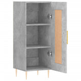 Sideboard Concrete Grey 34.5x34x90 cm Engineered Wood 830432