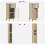 3 Piece Bathroom Cabinet Set ARNHEM Engineered Wood 3417848