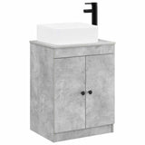 Bathroom Furniture Set Concrete Grey Engineered Wood 3404235