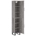 Highboard Grey Sonoma 34.5x34x180 cm Engineered Wood 3198815