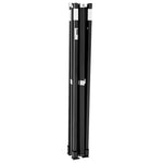 Foldable Party Tent Pop-Up with 3 Sidewalls Black 4004950