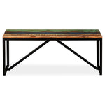 Bench Solid Reclaimed Wood 110x35x45 cm 244901