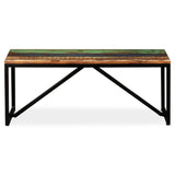 Bench Solid Reclaimed Wood 110x35x45 cm 244901