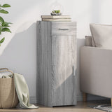 Sideboard Grey Sonoma 30x42.5x93 cm Engineered Wood 846276