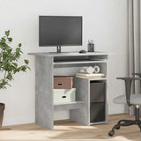 Desk Concrete Grey 80x45x74 cm Engineered Wood 801368