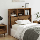 Headboard Cabinet Old Wood 100 x 19 x 103.5 cm Engineered Wood 879444