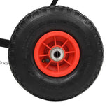 Manual Snowplough with Wheels 100x44 cm 142915