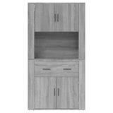 Highboard Grey Sonoma Engineered Wood 3185373