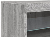 Sideboard with LED Lights Grey Sonoma 60x37x67 cm 836656