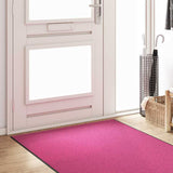 Doormat Other Pink and Black 120 x 400 cm Polyamide and PVC 4100744