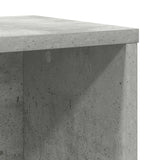 Bookcase Concrete Grey 60x24x76.5 cm Engineered Wood 860385
