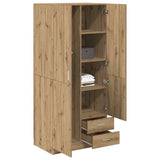 Wardrobe Artisian Oak 80x52x180 cm Engineered Wood 855887