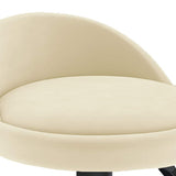 Bar Stool Cream Velvet 333589