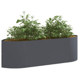 Raised Garden Bed Anthracite 140 x 40x 40 cm Steel 8011714