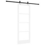 Sliding Door ORKDAL White and Black 78 x 211 cm 3332190