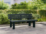 Garden Bench Green Polypropylene 110 x 52 x 71 cm Durable 4009381