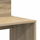 Desk with Shelf Sonoma Oak 90 x 48 x 101.5 cm Engineered Wood 869524