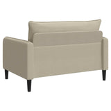 XXL Armchair Beige Velvet 42043557
