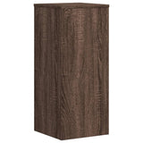 Plant Stands 2 pcs Brown Oak 30x30x70 cm Engineered wood 852930