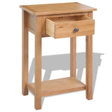 Console Table 50x32x75 cm Solid Oak Wood 243932