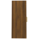 ZNTS Hanging Wall Cabinet Brown Oak 69.5x34x90 cm 817389