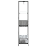 Clothes Rack with Shelves Grey Sonoma Engineered Wood 847862