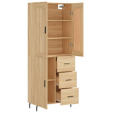 Highboard Sonoma Oak 69.5x34x180 cm Engineered Wood 3199828