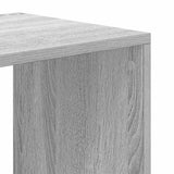 Book Cabinet Grey Sonoma 66x31x112 cm Engineered Wood 860306