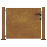 Garden Gate 100x75 cm Corten Steel 153262