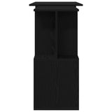 Desk Black Oak 200 x 50 x 76 cm Engineered Wood 862465