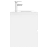 Sink Cabinet with Built-in Basin White Engineered Wood 3071657