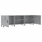 TV Cabinet Concrete Grey 150x30x50 cm Engineered Wood 829120