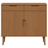 Sideboard MOLDE Caramel 90 x 40 x 80 cm 42020946